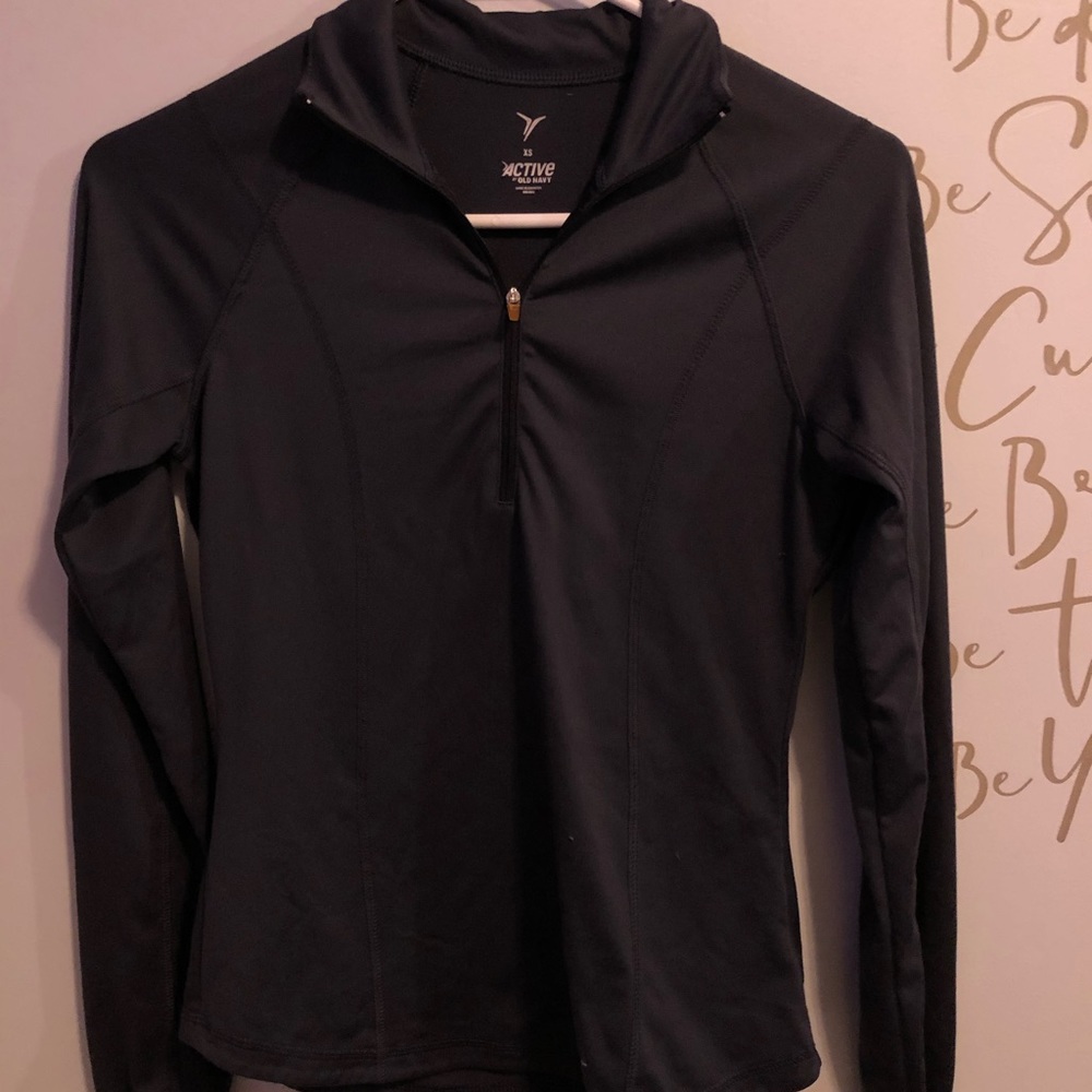 Dark gray half zip